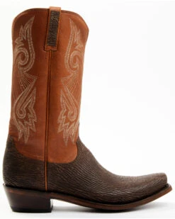 Lucchese Men's Exotic Shark Cowhide Western Boots - Square Toe -Ariat Store 2000364797 200 P2