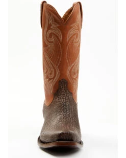 Lucchese Men's Exotic Shark Cowhide Western Boots - Square Toe -Ariat Store 2000364797 200 P4