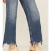 Free People Women's Straight Up Baggy Medium Wash High Rise Jeans -Ariat Store 2000365746 414 P2