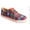 Twisted X Women's Hooey Multi Southwestern Print Causal Lace-Up Loper - Moc Toe -Ariat Store 2000366659 900 P1
