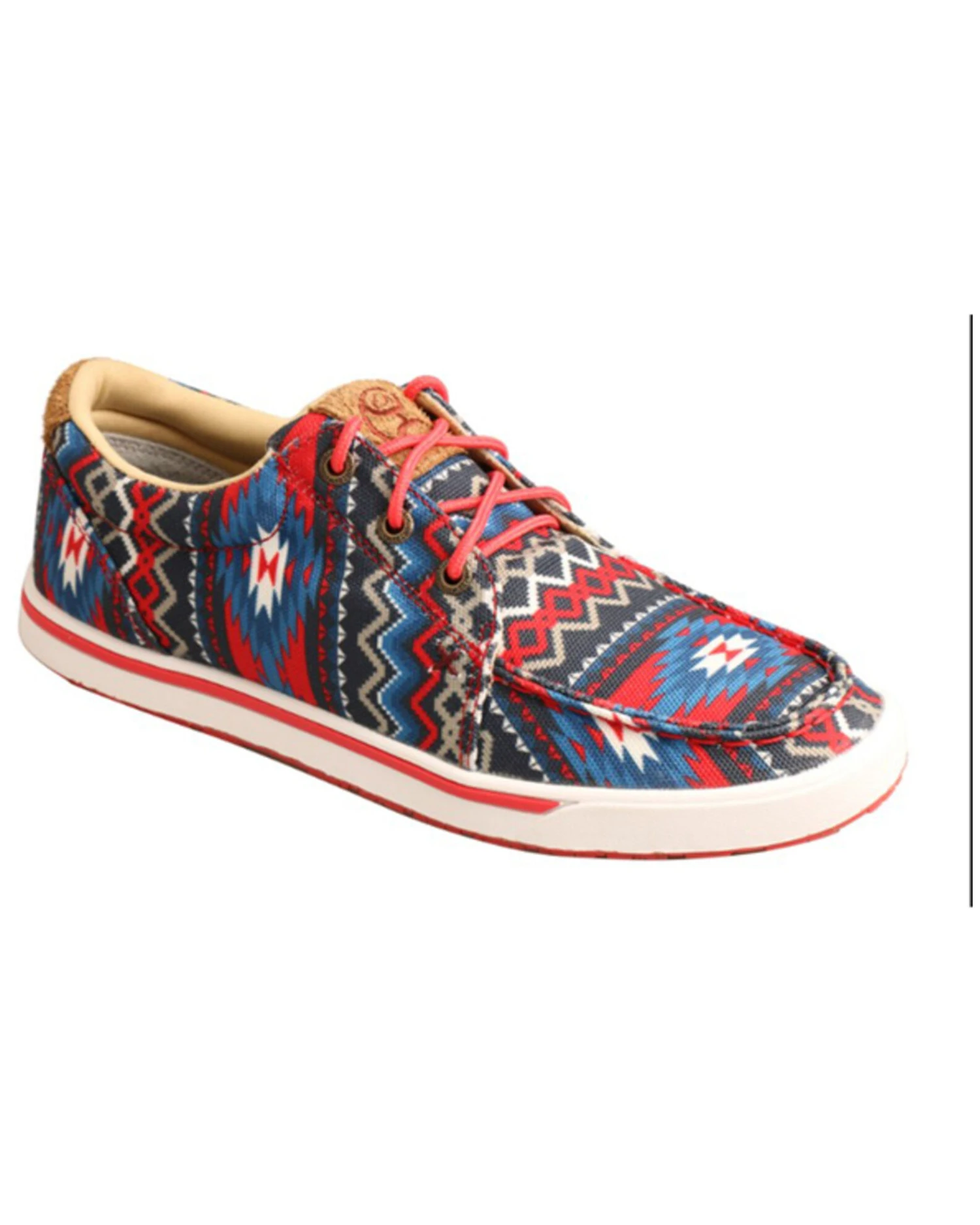 Twisted X Women's Hooey Multi Southwestern Print Causal Lace-Up Loper - Moc Toe 3 Twisted X Women's Hooey Multi Southwestern Print Causal Lace-Up Loper - Moc Toe