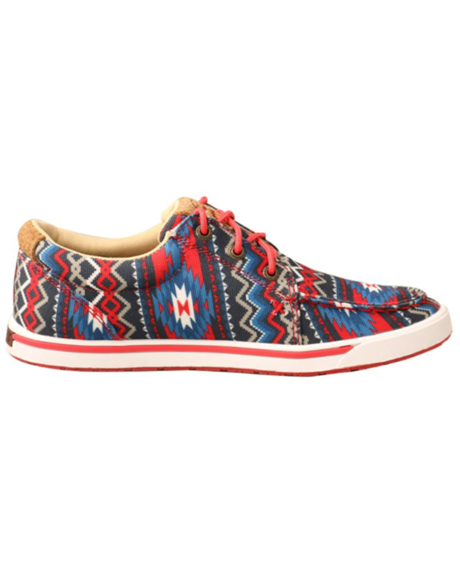 Twisted X Women's Hooey Multi Southwestern Print Causal Lace-Up Loper - Moc Toe 8 Twisted X Women's Hooey Multi Southwestern Print Causal Lace-Up Loper - Moc Toe - Image 6