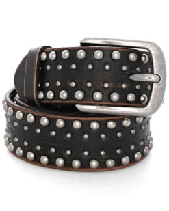 Bed Stu Women's Cristal Abrasive Rugged Studded Belt