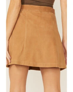 Stetson Women's Lamb Suede Button Down Mini Skirt 9 Stetson Women's Lamb Suede Button Down Mini Skirt -Ariat Store 2000366754 280 P4