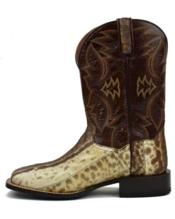 Dan Post Men's Karung Snake Brown Exotic Western Boots - Broad Square Toe -Ariat Store 2000366820 200 P3