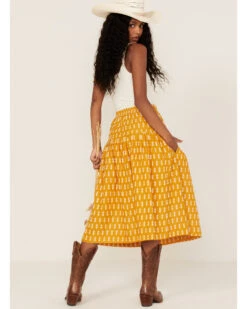 Stetson Women's Southwestern Embroidered Prairie Style Midi Skirt 9 Stetson Women's Southwestern Embroidered Prairie Style Midi Skirt -Ariat Store 2000366894 700 P3