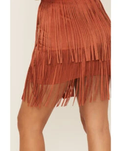 Idyllwind Women's Chestnut Trail Faux Suede Skirt 8 Idyllwind Women's Chestnut Trail Faux Suede Skirt -Ariat Store 2000367320 202 P4