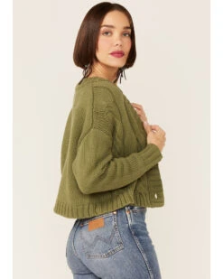 Callahan Women's Sage Olive Cable Lu Cardigan & Tank Set 9 Callahan Women's Sage Olive Cable Lu Cardigan & Tank Set -Ariat Store 2000367815 341 P3