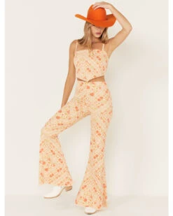 Show Me Your Mumu Women's Belmont Paisley Print Pull On Trouser Pants -Ariat Store 2000368245 900 P1