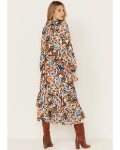 Show Me Your Mumu Women's Cait Butterfly Print Midi Dress