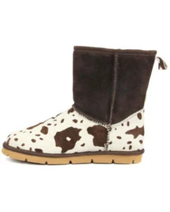 Superlamb Women's Turano Cow Print Real Hair-On Casual Pull On Boots - Round Toe 9 Superlamb Women's Turano Cow Print Real Hair-On Casual Pull On Boots - Round Toe -Ariat Store 2000368489 240 P3