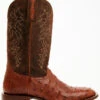 Cody James Men's Brandy Genuine Ostrich Exotic Western Boots - Broad Square Toe -Ariat Store 2000371858 600 P2