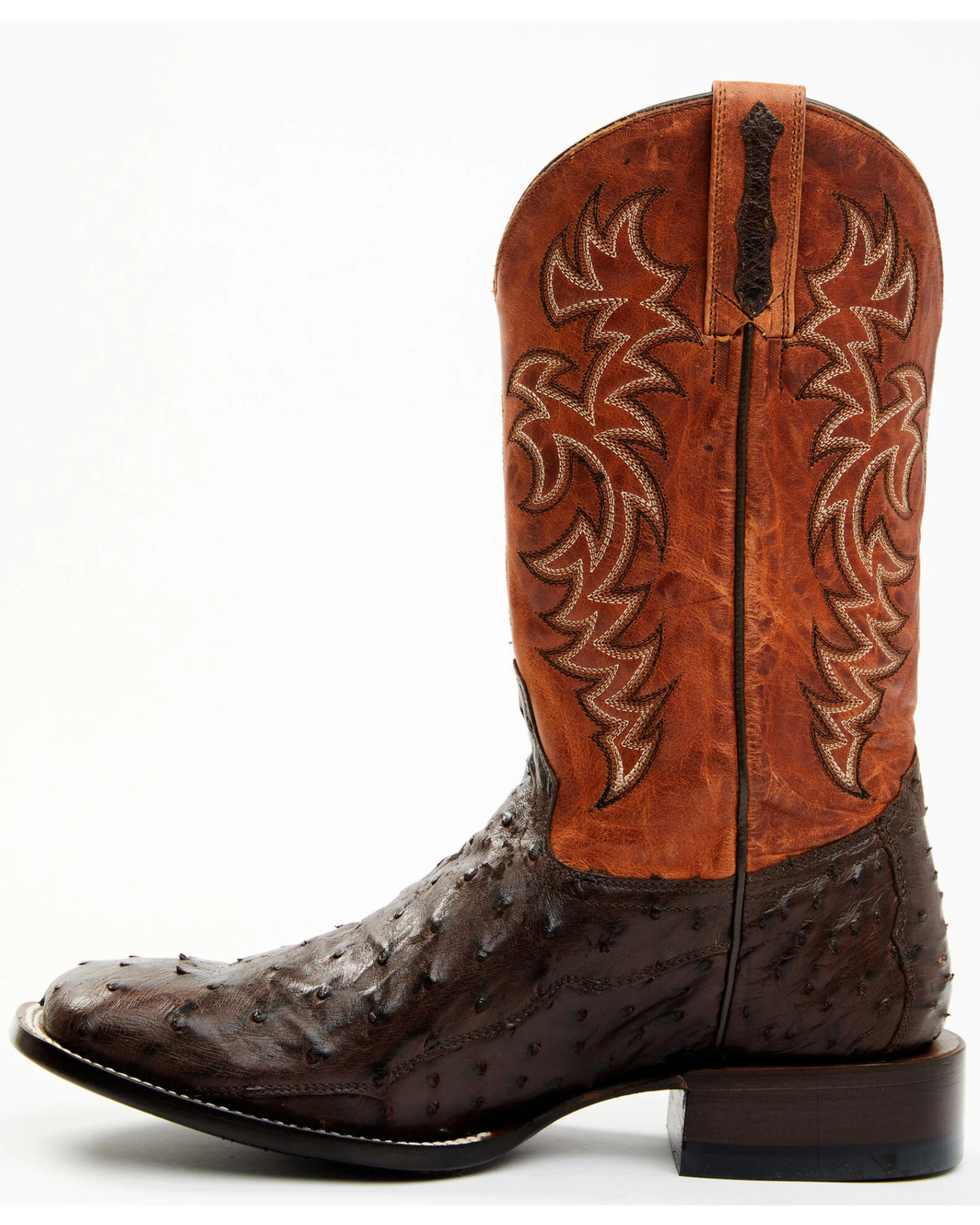 Cody James Men's Sienna Genuine Ostrich Exotic Western Boots - Broad Square Toe 4 Cody James Men's Sienna Genuine Ostrich Exotic Western Boots - Broad Square Toe - Image 2