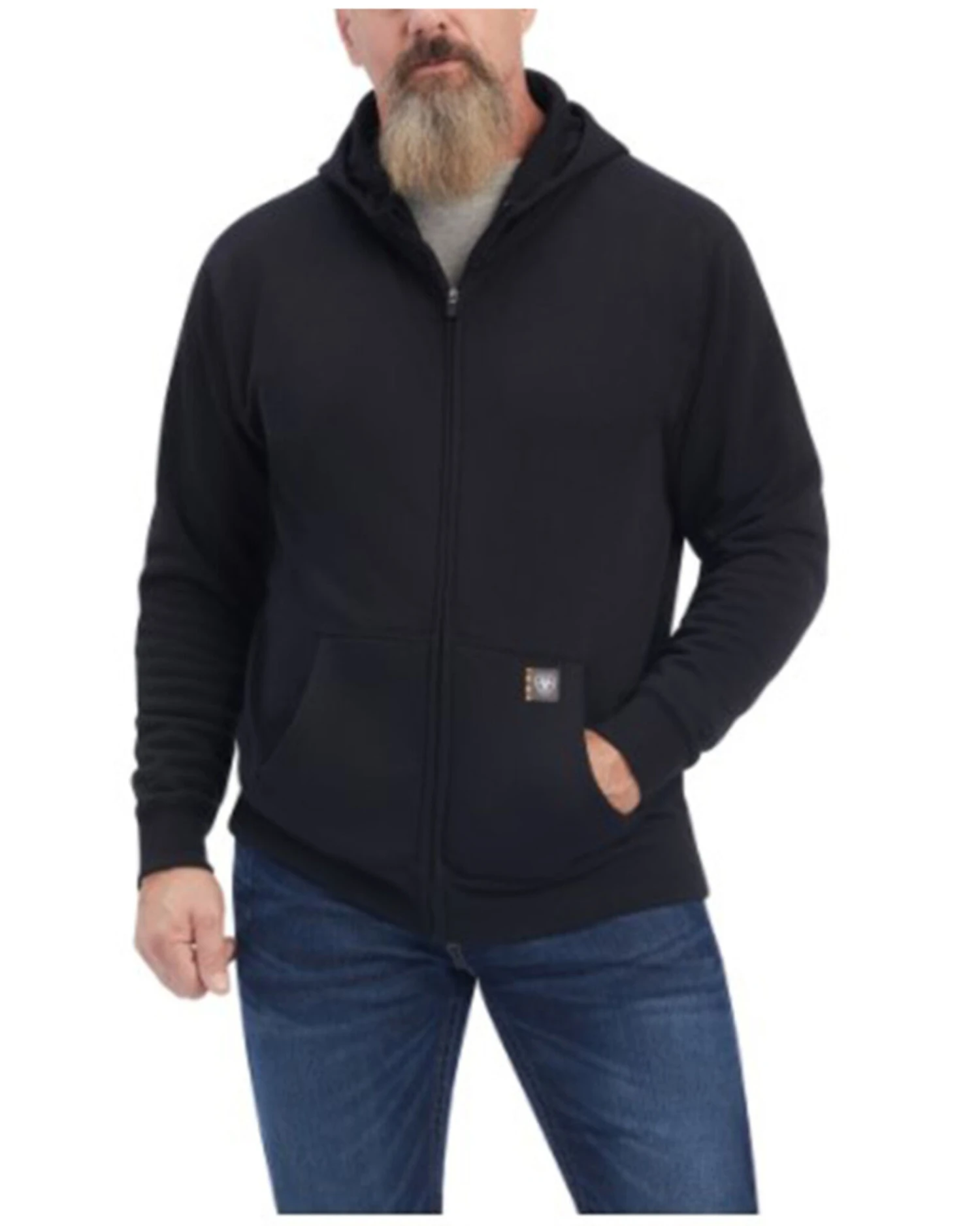 Ariat Men's Rebar Workman Reflective Flag Graphic Hooded Work Jacket 3 Ariat Men's Rebar Workman Reflective Flag Graphic Hooded Work Jacket