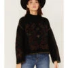 Shyanne Women's Paisley Knit Turtleneck Sweater 2 Shyanne Women's Paisley Knit Turtleneck Sweater -Ariat Store 2000373039 001 P1