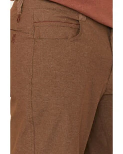 Brothers & Sons Men's Stretch Ripstop Brown Slim Straight Cargo Shorts -Ariat Store 2000373620 200 P2