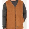 Hawx Men's Weathered Canvas Sherpa Lined Vest -Ariat Store 2000373755 220 P3