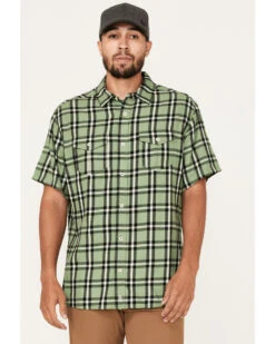 Brothers & Sons Men's Casual Plaid Short Sleeve Button Down Western Shirt -Ariat Store 2000373895 330 P1