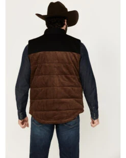 Cody James Men's Waren Corduroy Puffer Vest -Ariat Store 2000373954 200 P4