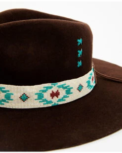 Idyllwind Women's Brown Beaded Oxbow Wool Felt Western Hat -Ariat Store 2000374333 200 P2