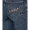 Wrangler 20x Men's 42MWX Gunmetal Dark Wash Vintage Bootcut Stretch Denim Jeans