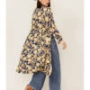 Free People Women's Wild Nights Floral Print Long Sleeve Kimono Duster 1 Free People Women's Wild Nights Floral Print Long Sleeve Kimono Duster -Ariat Store 2000374745 400 P4