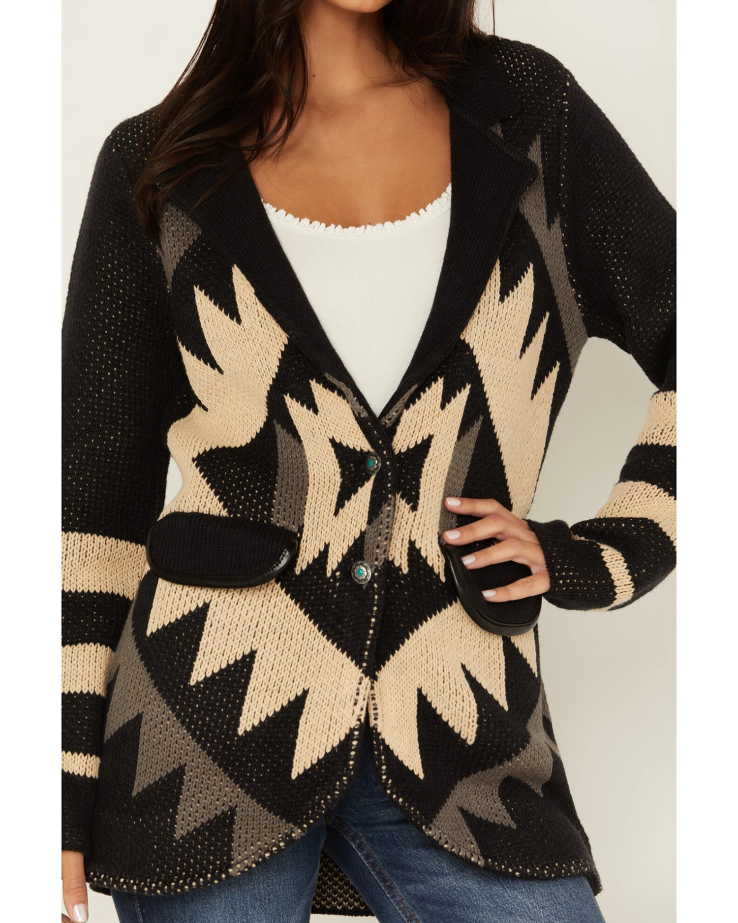 Tasha Polizzi Women's Dream Away Sweater Blazer 3 Tasha Polizzi Women's Dream Away Sweater Blazer