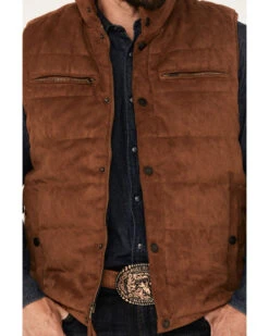 Cody James Men's Faux Suede Puffer Vest 8 Cody James Men's Faux Suede Puffer Vest -Ariat Store 2000375898 290 P3