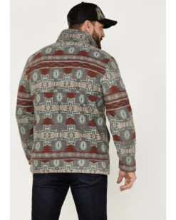 Powder River Outfitters Men's 1/2 Zip Southwestern Print Fleece Sweatshirt 7 Powder River Outfitters Men's 1/2 Zip Southwestern Print Fleece Sweatshirt -Ariat Store 2000376231 022 P4