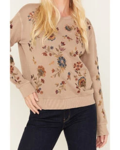 Driftwood Women's Embroidered Teddy Sweatshirt -Ariat Store 2000378937 251 P3