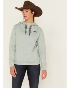 Cinch Women's Heather Cowl Neck Hoodie