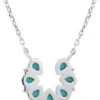 Montana Silversmiths Women's Lucky Seven Turquoise Necklace -Ariat Store 2000381407 040 P2