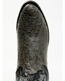 Dan Post Men's Exotic Full-Quill Ostrich Western Boots - Round Toe -Ariat Store 2000381795 020 P6