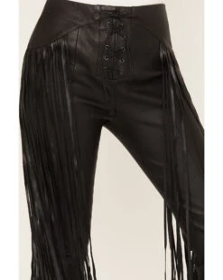 Wonderwest Women's Leather Fringe Pants 10 Wonderwest Women's Leather Fringe Pants -Ariat Store 2000382473 001 P3