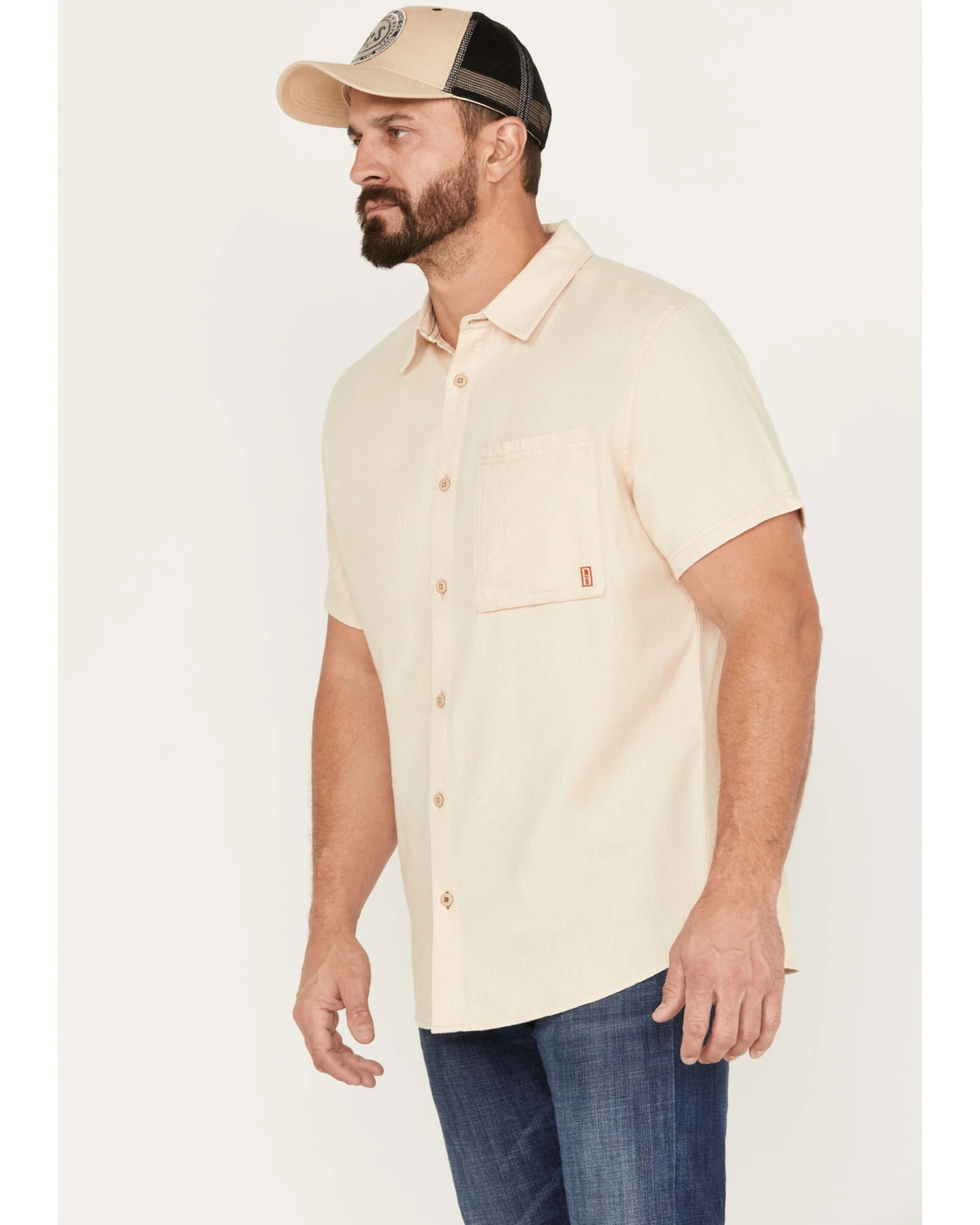 Brothers & Sons Men's Casual Short Sleeve Button-Down Western Shirt 6 Brothers & Sons Men's Casual Short Sleeve Button-Down Western Shirt - Image 4