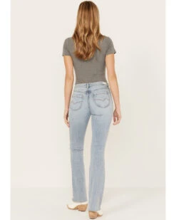 Cleo + Wolf Women's Light Wash High Rise Slim Bootcut Jeans 8 Cleo + Wolf Women's Light Wash High Rise Slim Bootcut Jeans -Ariat Store 2000382916 413 P3