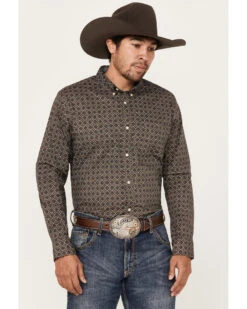 Cody James Men's Money Maker Print Long Sleeve Button Down Western Shirt - Big 9 Cody James Men's Money Maker Print Long Sleeve Button Down Western Shirt - Big -Ariat Store 2000383192 201 P1