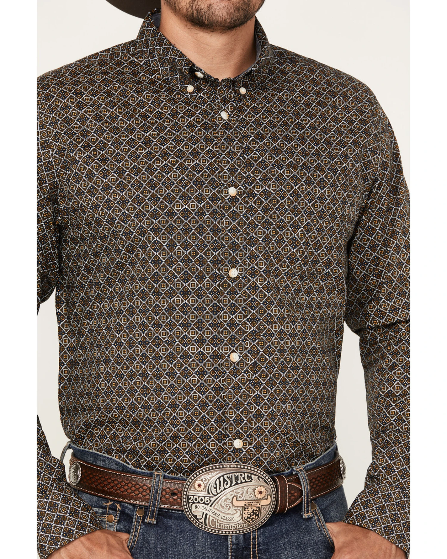 Cody James Men's Money Maker Print Long Sleeve Button Down Western Shirt - Big 4 Cody James Men's Money Maker Print Long Sleeve Button Down Western Shirt - Big - Image 2