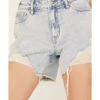 Cleo + Wolf Women's Light Wash Mid Rise Denim Distressed Shorts 2 Cleo + Wolf Women's Light Wash Mid Rise Denim Distressed Shorts -Ariat Store 2000383231 412 P2