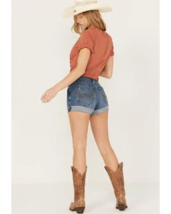 Idyllwind Women's Oakland Mid Rise Rebel Shorts 9 Idyllwind Women's Oakland Mid Rise Rebel Shorts -Ariat Store 2000383276 414 P3