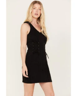 Idyllwind Women's Benton Denim Lace-Up Dress -Ariat Store 2000383281 001 P3