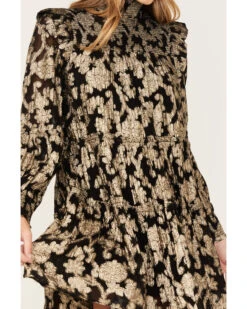 Revel Women's Floral Ruffle Dress