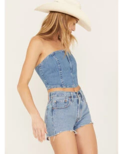 Wrangler Women's Denim Bustier -Ariat Store 2000383484 400 P2