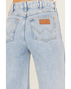 Wrangler Women's Light Wash Destructed Loose Flare Jeans 8 Wrangler Women's Light Wash Destructed Loose Flare Jeans -Ariat Store 2000383490 400 P4