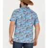 Cinch Men's Camp Tumbleweed Cowboy Short Sleeve Button-Down Western Shirt