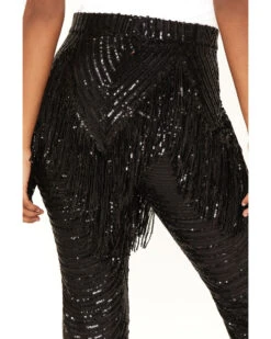 Any Old Iron Women's Beaded Fringe Flare Pants 10 Any Old Iron Women's Beaded Fringe Flare Pants -Ariat Store 2000384069 001 P5