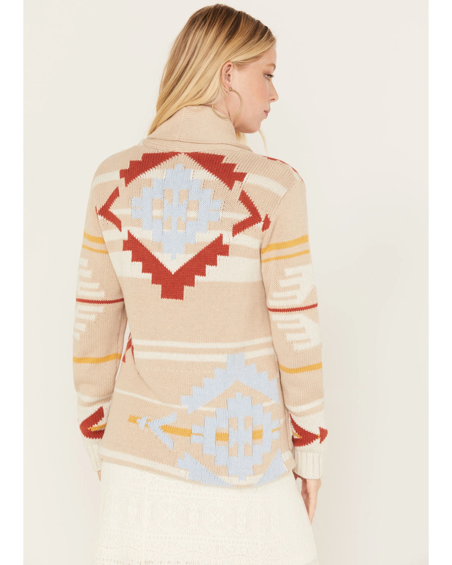 Pendleton Women's Multicolored Print Taos Graphic Cardigan 5 Pendleton Women's Multicolored Print Taos Graphic Cardigan - Image 3