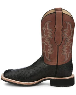 Justin Men's Drover Exotic Full Quill Ostrich Western Boots - Broad Square Toe 13 Justin Men's Drover Exotic Full Quill Ostrich Western Boots - Broad Square Toe -Ariat Store 2000385393 001 P3