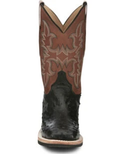 Justin Men's Drover Exotic Full Quill Ostrich Western Boots - Broad Square Toe 15 Justin Men's Drover Exotic Full Quill Ostrich Western Boots - Broad Square Toe -Ariat Store 2000385393 001 P4