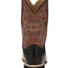 Justin Men's Drover Exotic Full Quill Ostrich Western Boots - Broad Square Toe -Ariat Store 2000385393 001 P5